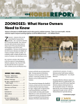ZOONOSES: What Horse Owners Need to Know