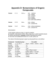 Appendix D: Nomenclature of Organic Compounds