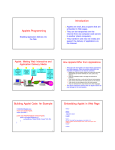 Applets Programming Introduction Building Applet Code: An