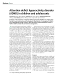 Attention deficit hyperactivity disorder (ADHD) in children and