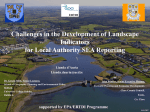 415. Challenges in the Development of Landscape Indicators for