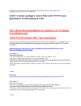 [Full Version] Lead2pass Latest Microsoft 70