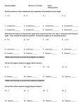 Advanced Math Review 5.1-5.2 Quiz Name: February 2014 Find the