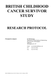 british childhood cancer survivor study research protocol