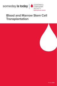 Blood and Marrow Stem Cell Transplantation