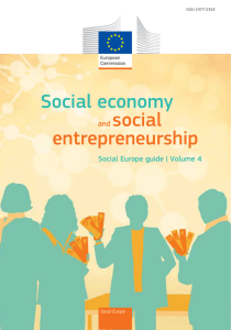 Social economy and social entrepreneurship
