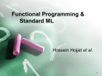 Functional Programming, ML, and the λ
