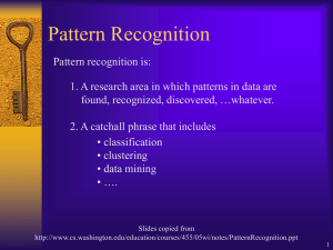 Pattern Recognition