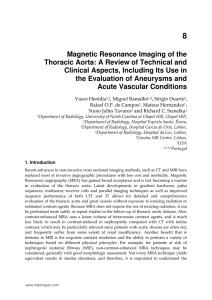 Magnetic Resonance Imaging of the Thoracic Aorta