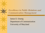 Excellence in Public Relations and Communication - HUOJ-a