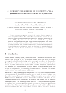 First principles calculation of Solid-State NMR parameters - Psi-k