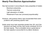 Nearly Free Electron Approximation