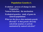 Population Genetics I.