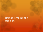 Roman Empire and Religion - the Sea Turtle Team Page