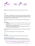 Pitch Letter - Pancreatic Cancer Canada