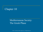 10. Mediterranean Society: The Greek Phase