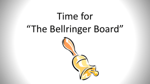 Bell Ringer Board