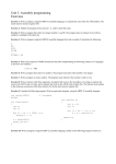 Unit 3. Assembly programming Exercises - OCW