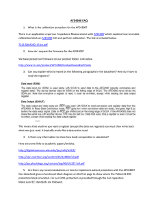 5023.AFE4300 FAQ