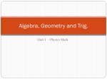 Algebra, Geo., Trig.