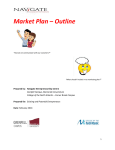 Market Plan – Outline