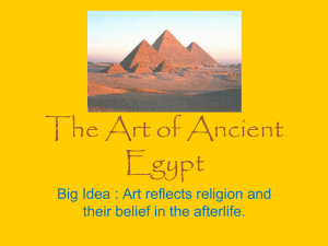 Ancient Egyptian Art Power Point