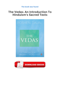 The Vedas: An Introduction To Hinduism`s Sacred Texts Ebooks Free