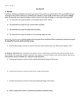 PE s – Elastic or spring potential energy