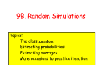 9B. Random Simulations - Cornell Computer Science