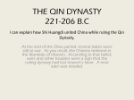 the qin dynasty - Kyrene School District