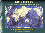 Topography of Earth`s Ocean Basin