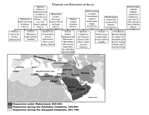 570 C.E. birth of the Prophet Muhammad Muhammad begins