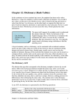 Chapter 12: Dictionary (Hash Tables)