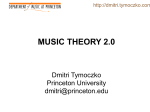 The Music of the Spherical Quotients - Dmitri Tymoczko