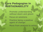 Core Pedagogies in SUSTAINABILITY