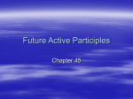 Future Active Participles