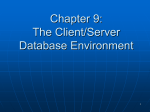 Client/Server and Middleware