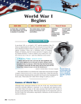 World War I Begins