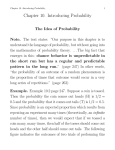 Chapter 10. Introducing Probability