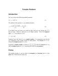 Complex Numbers