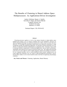 The Benefits of Clustering in Shared Address Space Multiprocessors