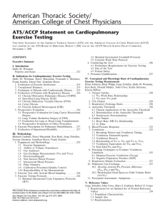 American Thoracic Society/ American College of Chest Physicians