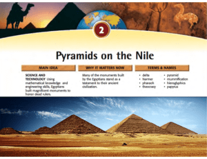 Pyramids on the Nile.key