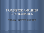 lecture 3:common-emitter amplifier
