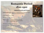 Romantic Period 1820-1910