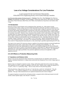 Loss of AC Voltage Considerations - pes-psrc