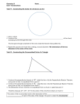 Task #2 – Constructing the Circumscribed Circle of a Triangle