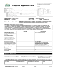 Program Approval Form - George Mason University