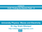 Flux of an Electric Field - Erwin Sitompul
