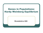 Hardy Weinberg Equilibrium - Center for Statistical Genetics